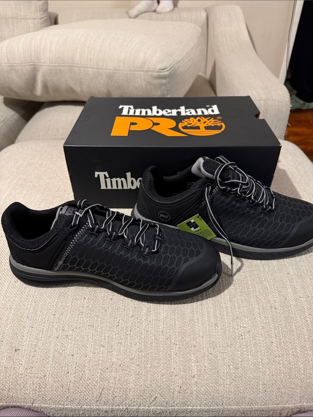 Timberland PRO Men's Black Athletic Work Sneakers
